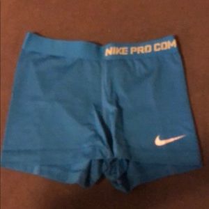 Nike pro spandex shorts